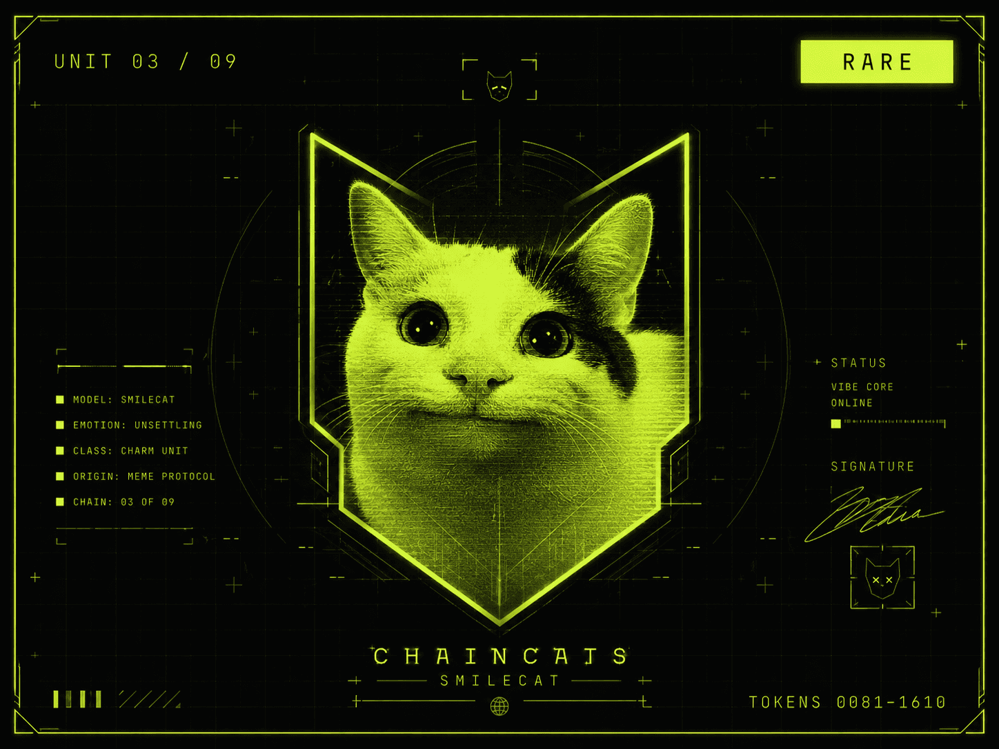 SMILECAT — the 1/1 Original