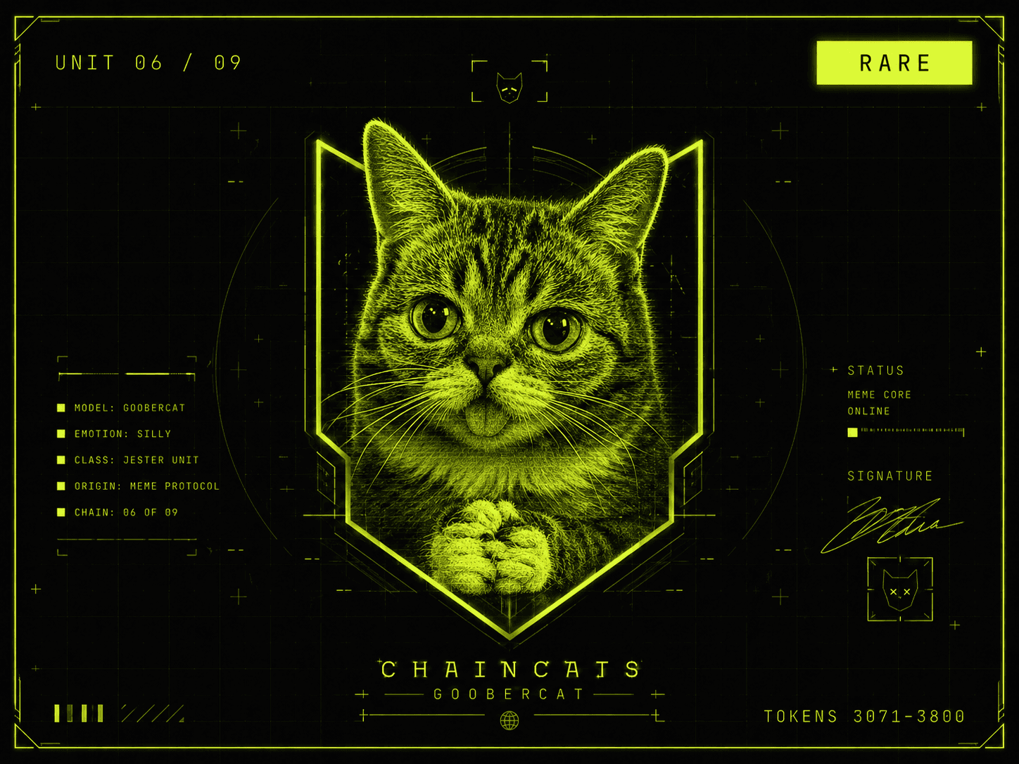 GOOBERCAT — the 1/1 Original